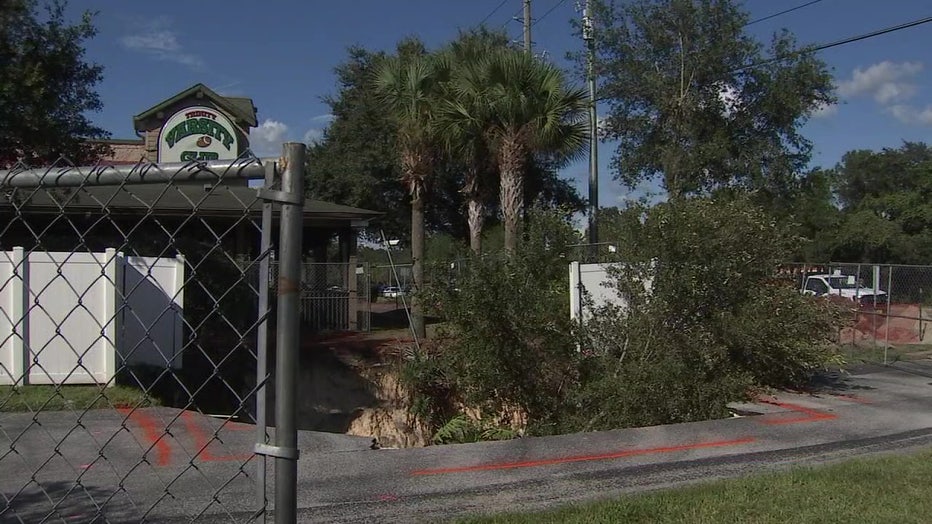 New Port Richey depression near sports club