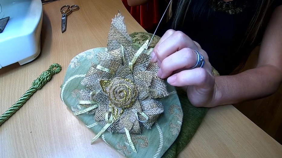 sewing sequin pouch