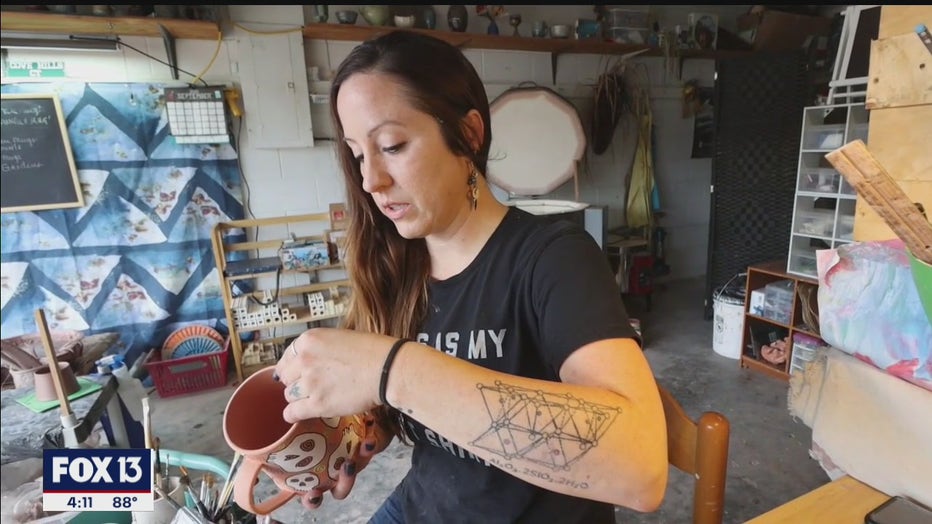 Tampa potter transforms clay into everyday art