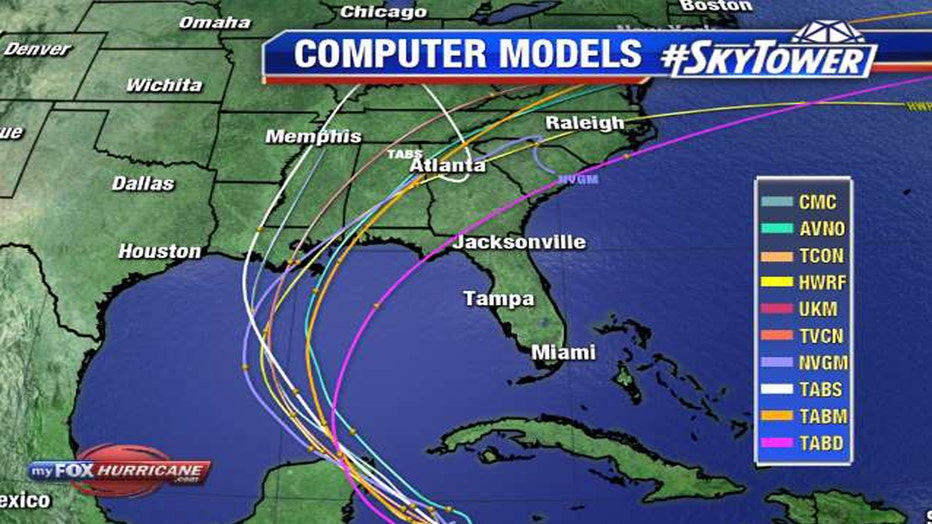 Tropical Storm Zeta forecast to intensify into hurricane in Gulf of Mexico