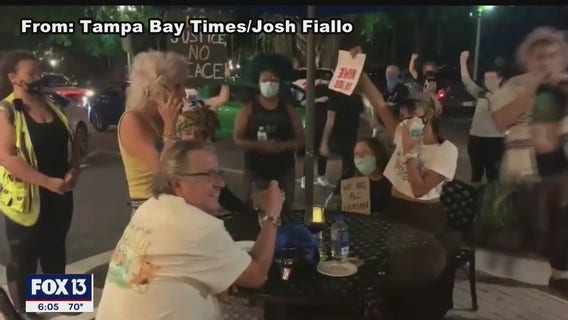 Friends who clashed with protesters outside St. Pete restaurant aim to clear their names
