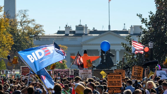 DC celebrates after Biden wins White House