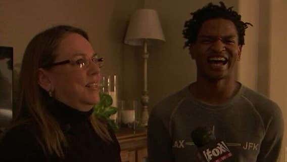 'Thanksgiving Grandma' celebrates fifth holiday with honorary 'grandson' -- but without late husband