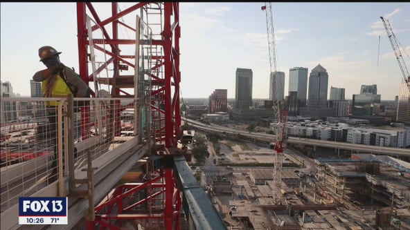 High-rise view of downtown Tampa evolution