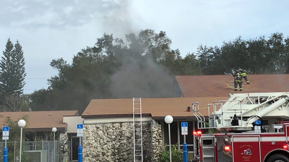 No injuries after fire on campus of Clearwater church