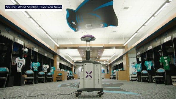 UV robot being used in NFL to kill COVID-19
