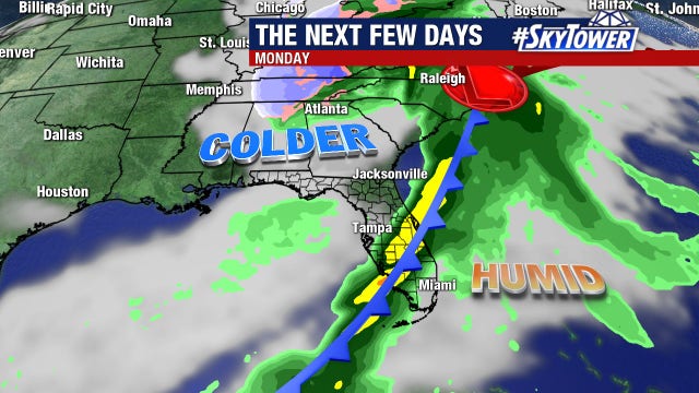 Forecast: Coldest weather so far this season arrives next week