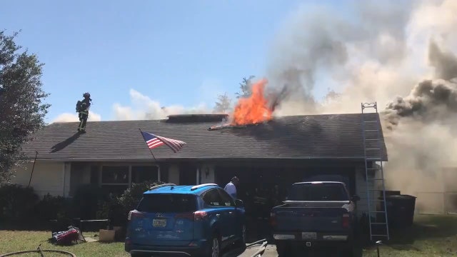 Fire damages Clearwater home