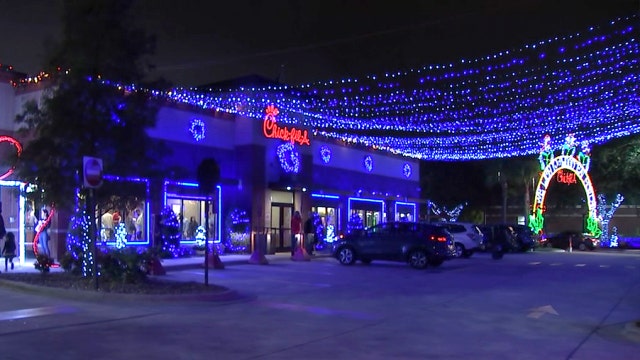 Annual Christmas light display at Tampa Chick-fil-A will be scaled back