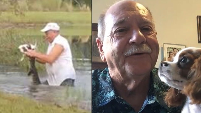 Man who wrestled alligator to save puppy talks to FOX 35