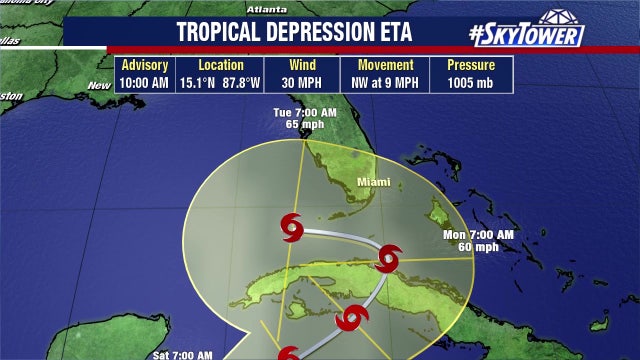 Where will Eta go? Florida remains in cone of uncertainty