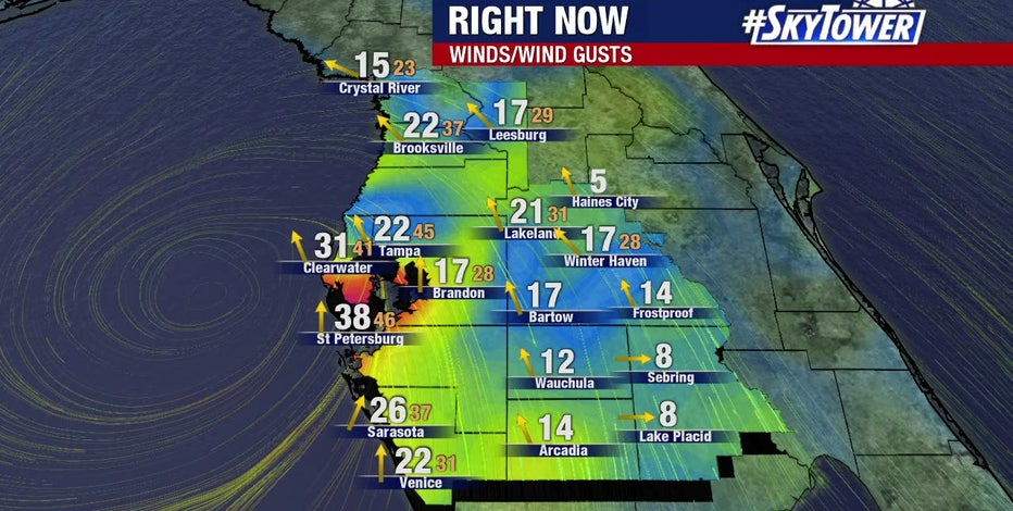 Eta back down to a tropical storm, but severe weather continues across Tampa Bay area