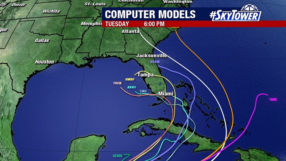 Florida is in the cone of Tropical Storm Eta's projected track, but ...