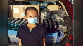 5th-grader donates water bottles for entire school after fountains shut off due to COVID-19