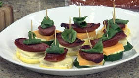 Holiday appetizer recipe: Sausage-zucchini stackers