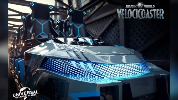 Universal Orlando gives sneak peek at new Jurassic World VelociCoaster