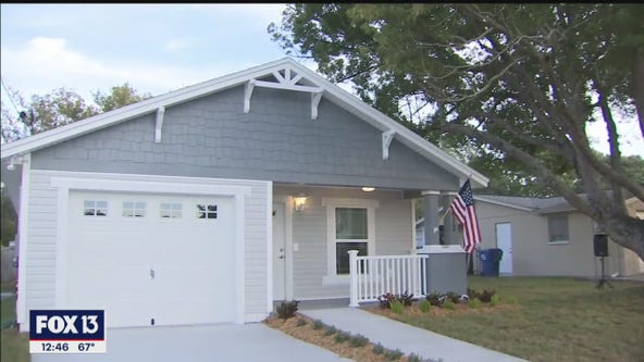Veteran gets a new home
