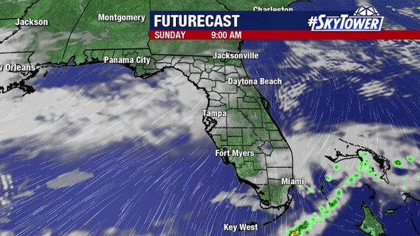 Saturday night weathercast