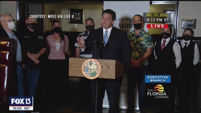 Nearly half-million vaccine doses promised to Florida in next two weeks 'on hold,' DeSantis says