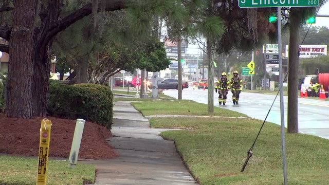 Crash leads to South Tampa gas leak