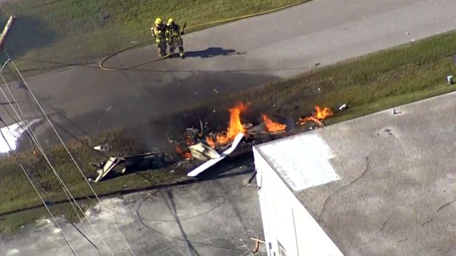 Three people injured in small plane crash near Tampa Airport