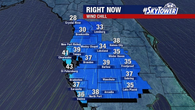 Bundle up: Coldest temperatures of the season arrive in Tampa Bay area