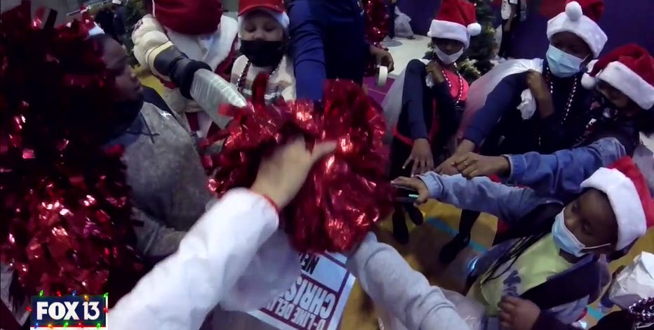 Bucs D-Line delivers special Christmas for kids