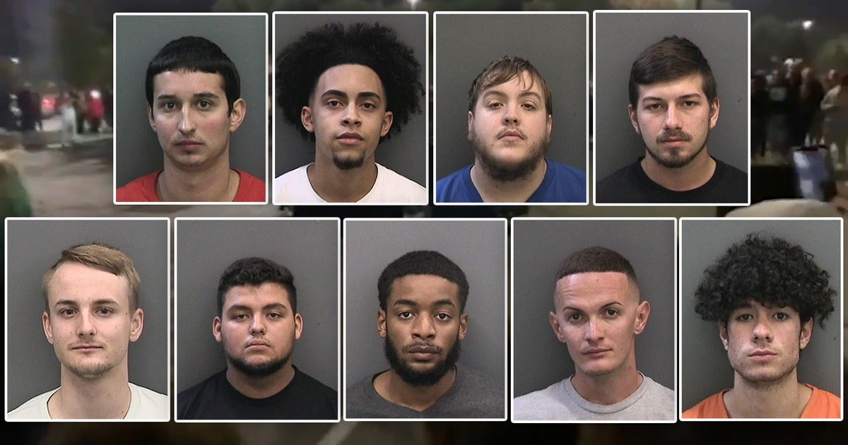 Nine arrested after street racing event in Tampa Bass Pro Shops parking ...