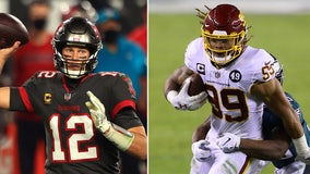 Brady vs. Young showdown highlights Bucs at Washington