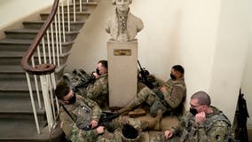 National Guard members seen sleeping on Capitol floor ahead of inauguration