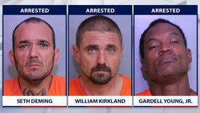 PCSO: 3 suspects arrested after Lakeland shooting, crime spree