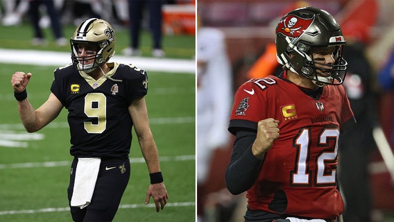 Brady vs. Brees: Bucs to face Saints in divisional round