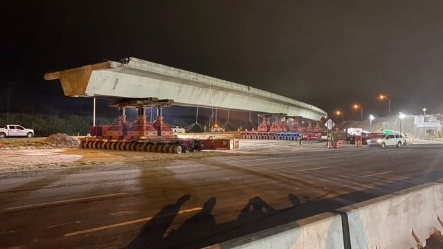 Howard Frankland Bridge back open after overpass removal on Pinellas side