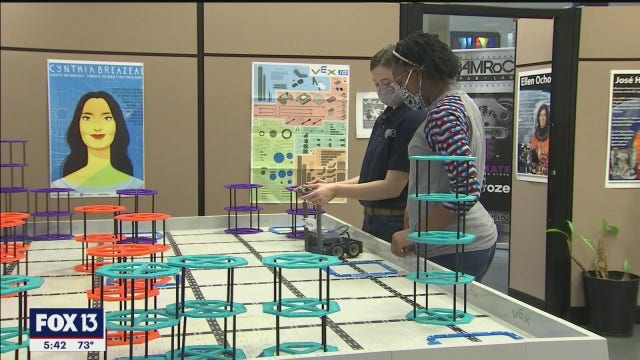 Interactive learning space uses robotics to help students thrive