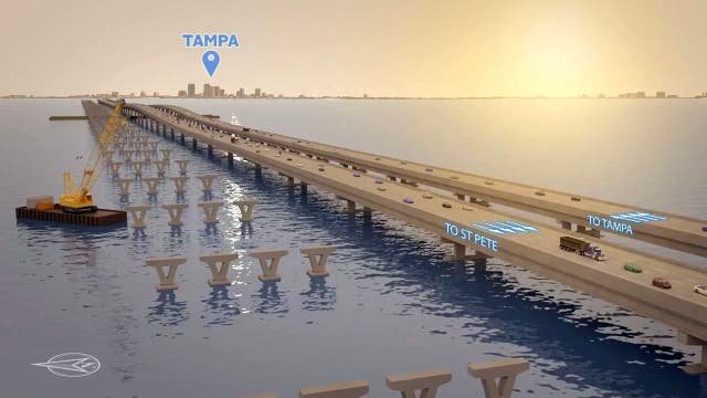 Behind the scenes of building new 8-lane span for Howard Frankland Bridge