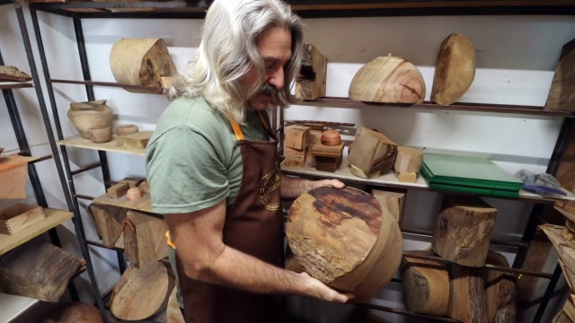 Retired firefighter turns old trees into new treasures