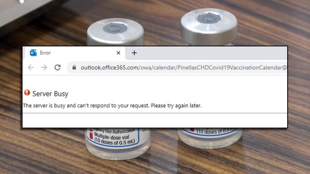 Pinellas County temporarily suspends online vaccine appointment registration