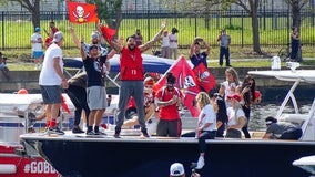 Boat parade for Super Bowl champion Buccaneers