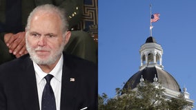 Flag over Florida Capitol lowered to honor Rush Limbaugh, despite opposition