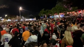 Maskless fans celebrate Super Bowl win despite Tampa's outdoor mask mandate