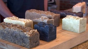 Inspired parents turn soap-making into business