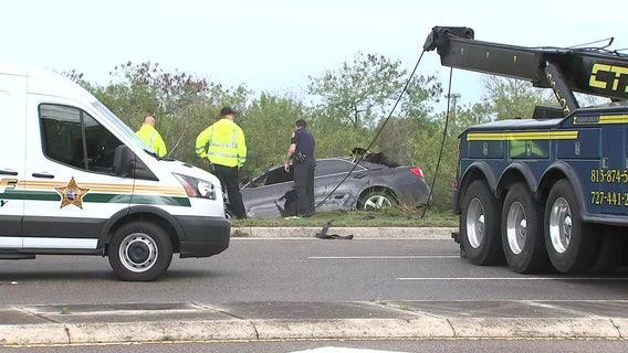 1 dead after car crashes into Safety Harbor pond, police say