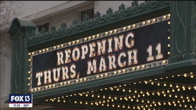 Tampa Theatre will reopen in March