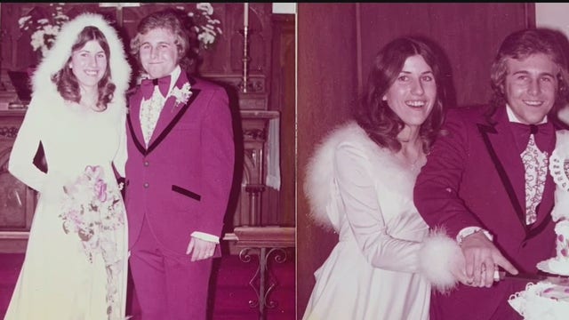 Celebrating 45 years together with beer and bologna