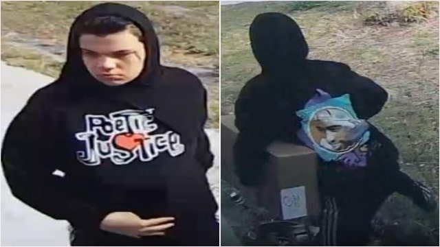 Pasco County deputies searching for suspect accused of stealing packages from 2 homes in Holiday