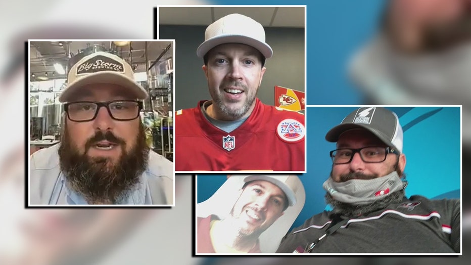 Bucs fan finds 'Frank,' his Super Bowl cardboard cutout seatmate