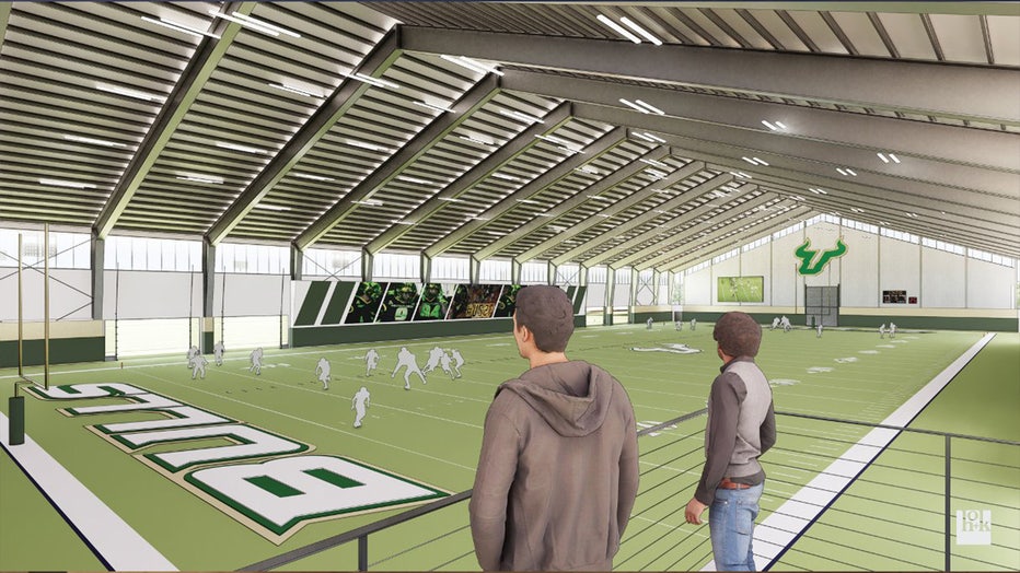 USF unveils 25 million plan for athletics center upgrades, new