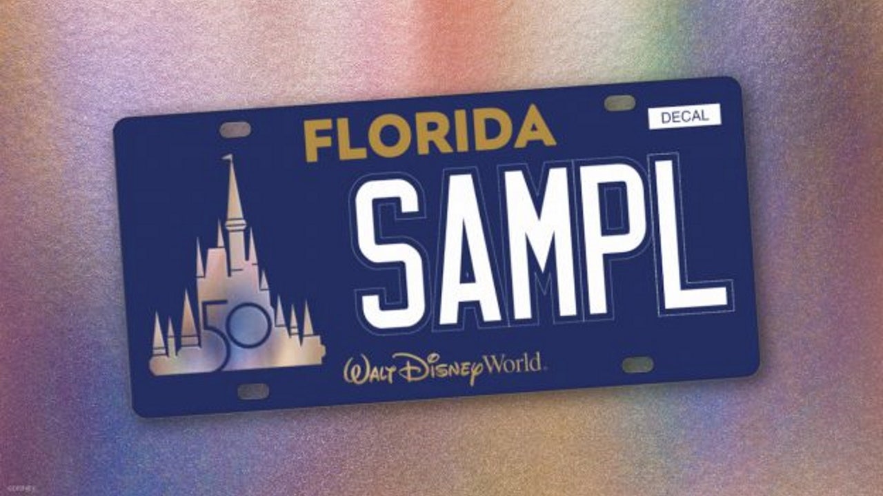 Florida To Get First Ever Walt Disney World License Plate With 100 Of Proceeds Benefiting Make A Wish