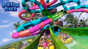 Florida's first-ever dueling racer waterslide to open at Aquatica Orlando