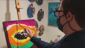 Artist with autism brings bright colors to Pinellas County
